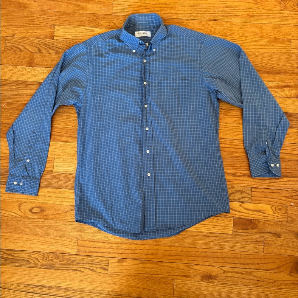 Brooks Brothers Blue Micro-Check Button-Down Shirt